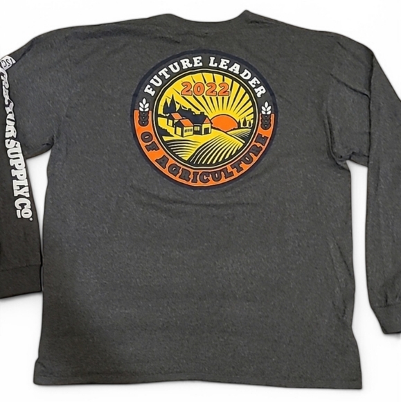 tractor supply Other - Men's Long Sleeve TSC Tractor Supply Company T-Shirt XL Dark Grey